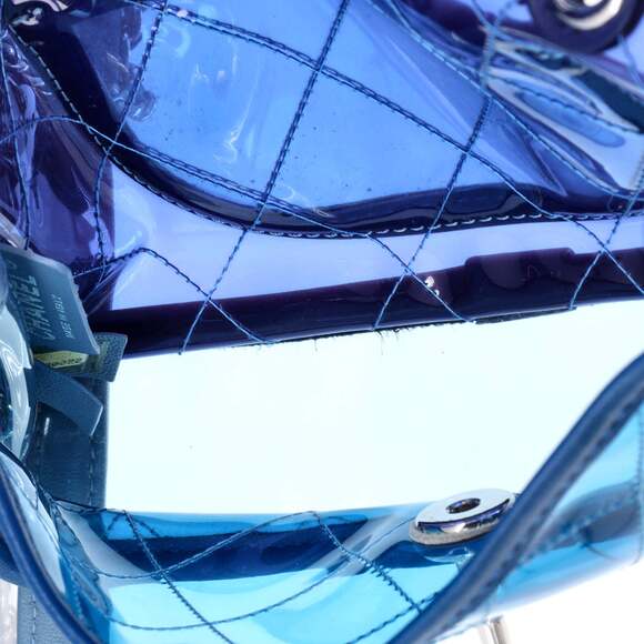 Chanel Coco Splash Flap Bag Quilted Pvc #240063C39B - Picture 5 of 7